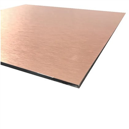 4 * 8ft พื้นผิวแปรงอลูมิเนียมฟอยล์แผงคอมโพสิตแสดงป้าย ACP แผ่น