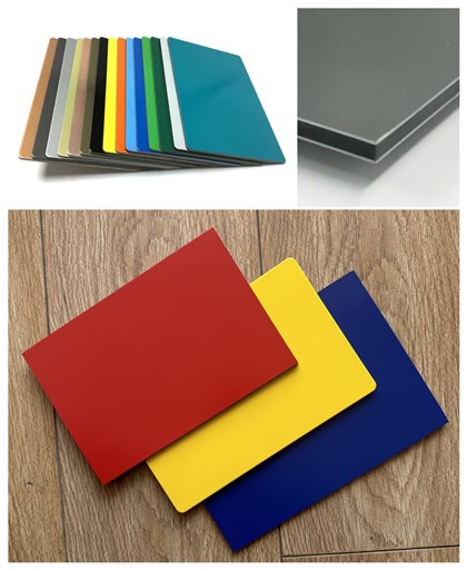 4 มม.*0.21 PVDF ACP แผงอลูมิเนียมคอมโพสิต แผง ACM กันไฟที่ไม่แตกหักสำหรับผนังภายนอกอาคาร